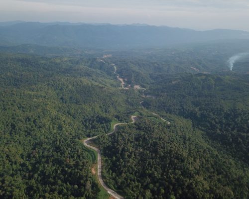 Aerial view Mensalong FR